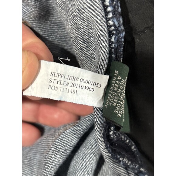 LRL Lauren Jeans Co Ralph Lauren Women's Jeans Size 12p Bootcut Dark Wash - Picture 11 of 16